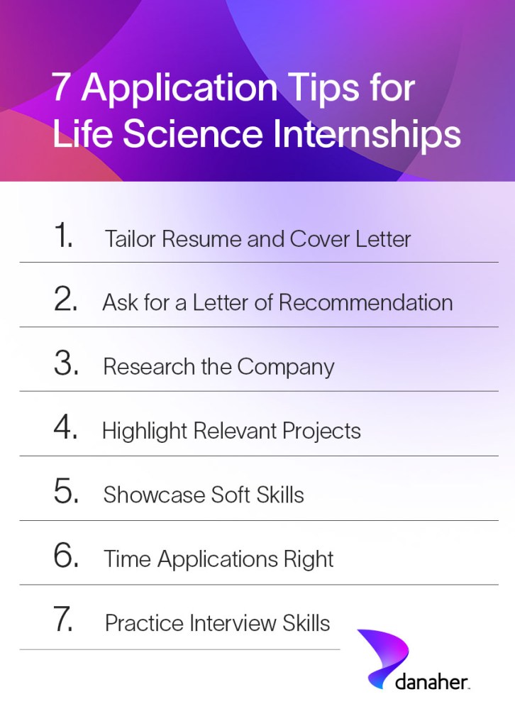 Follow these 7 tips for getting a life science internship