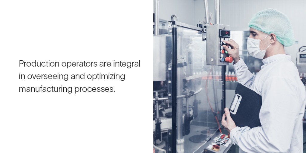 A male production engineer oversees a manufacturing process