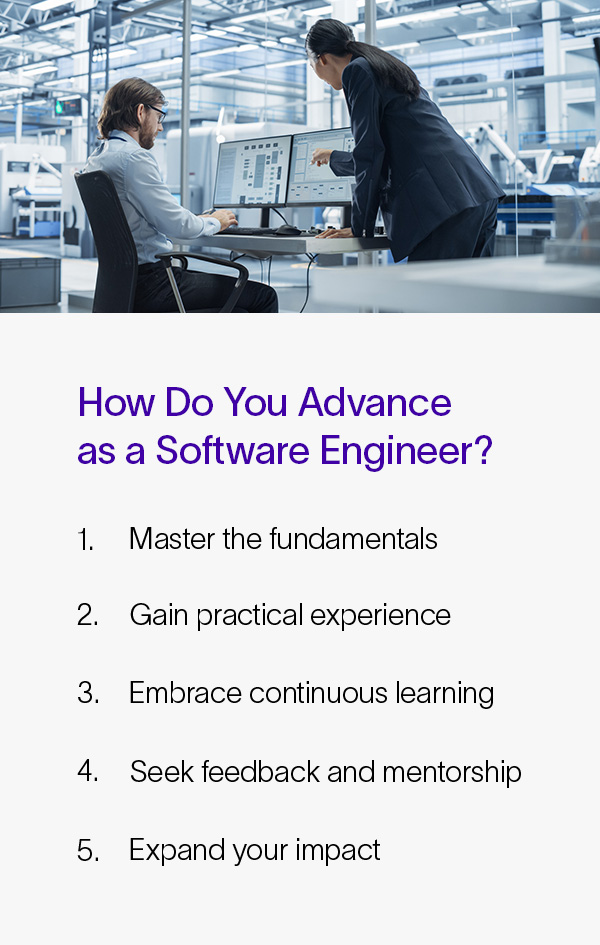 How do you advance as a software engineer?