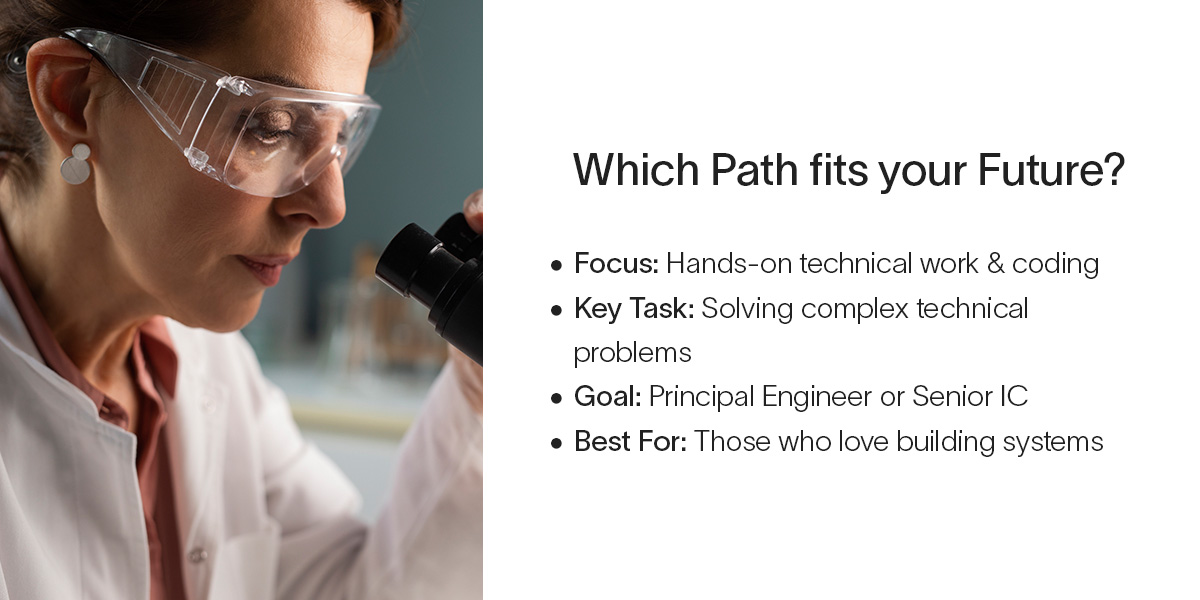 Progression path options for senior engineers