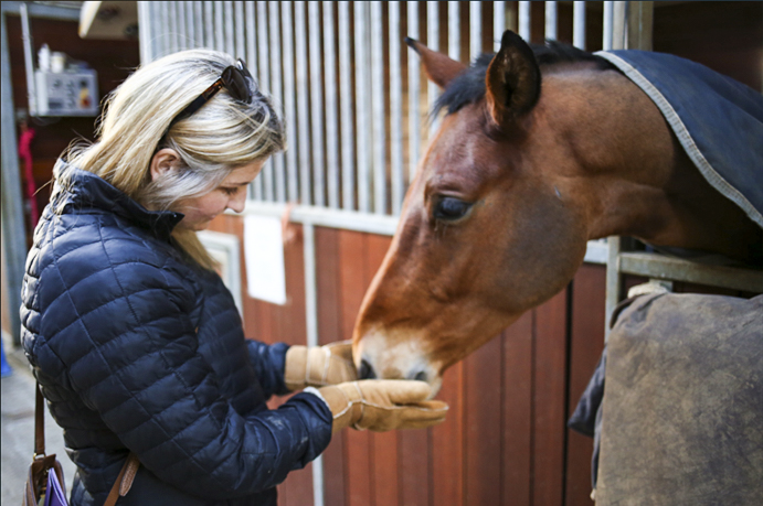 Catherine Conway of Leica Biosystems spending time outdoors outside of work.